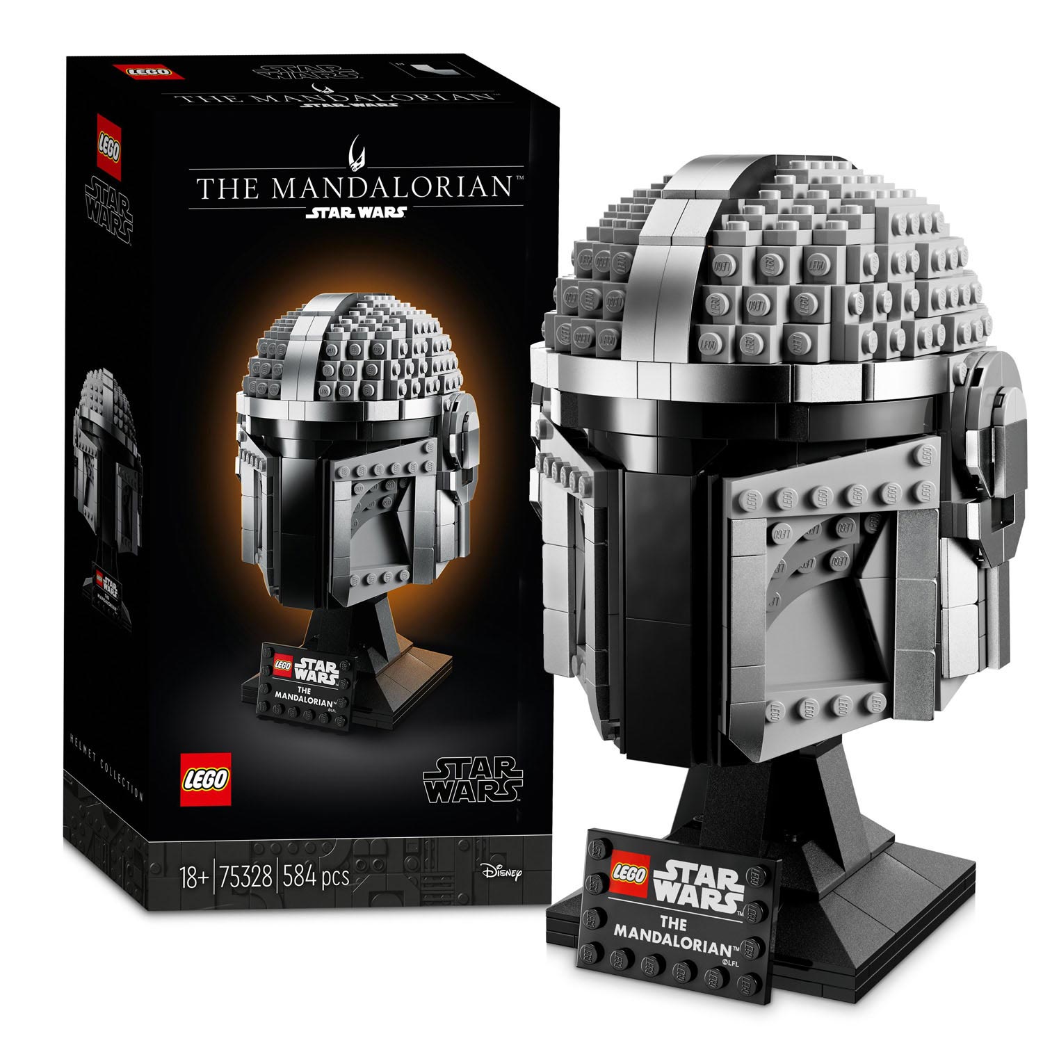 Lego LEGO Star Wars 75328 The Mandalorian Helm Top Merken Winkel